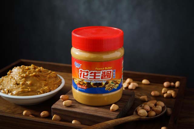 Particle type peanut butter